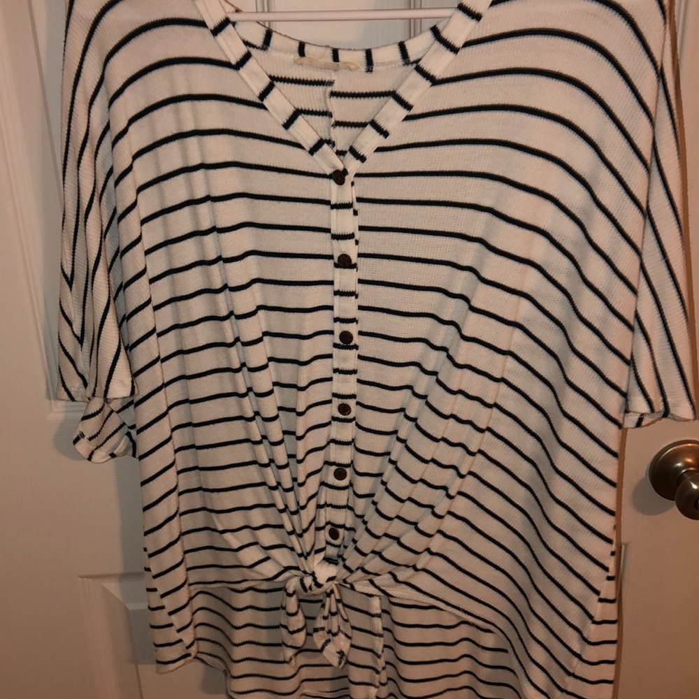 Stripped boutique top